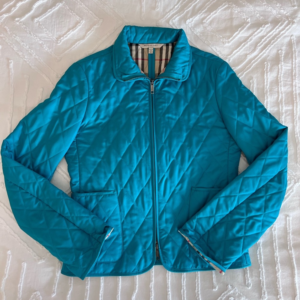 BURBERRY TEAL JACKET